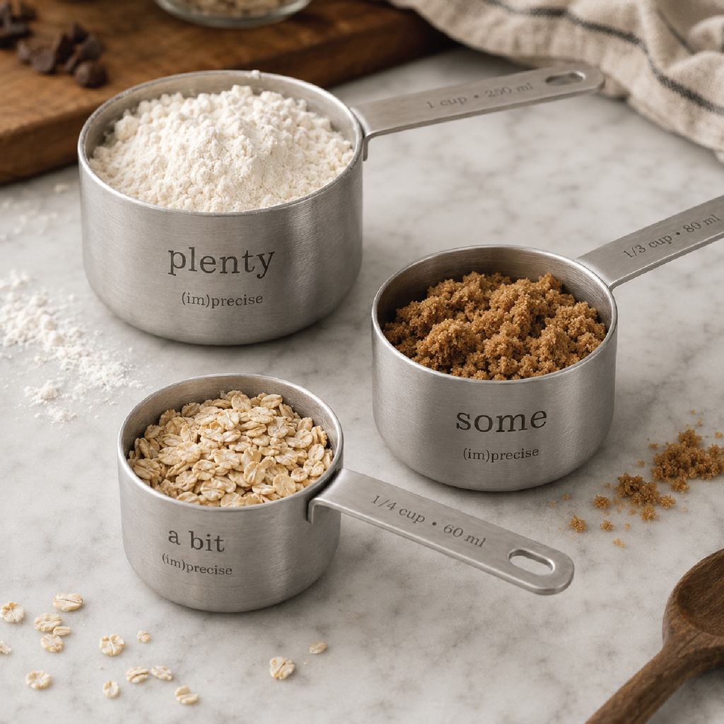 (im)precise — measuring cups