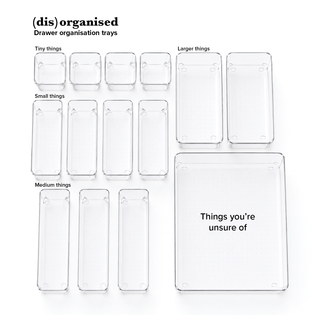 (dis)organised — drawer organisation