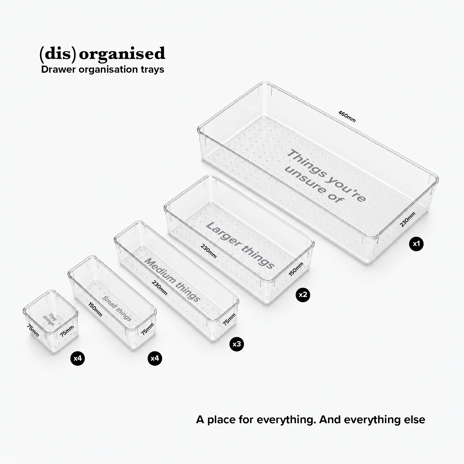(dis)organised — drawer organisation