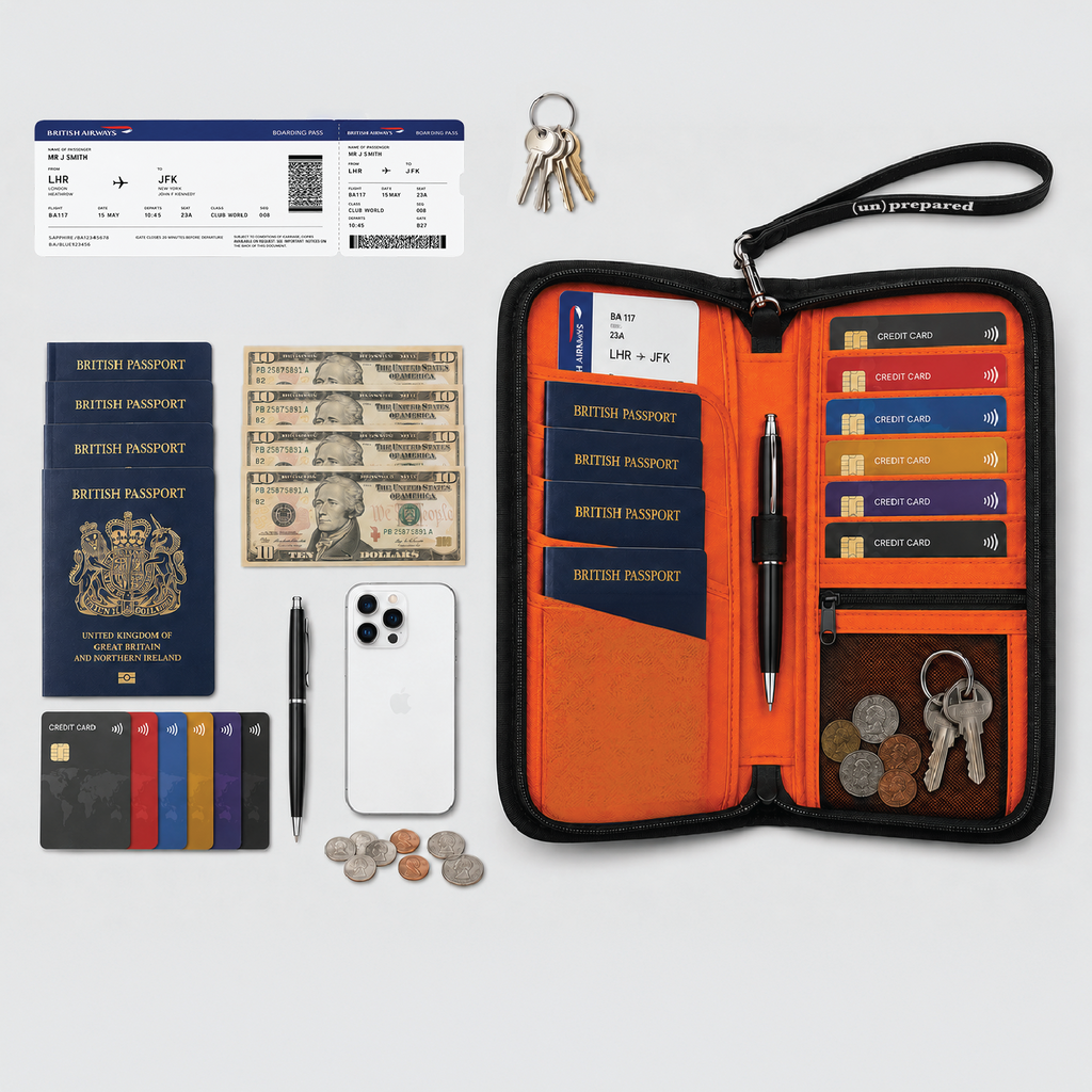 (un)prepared — travel wallet