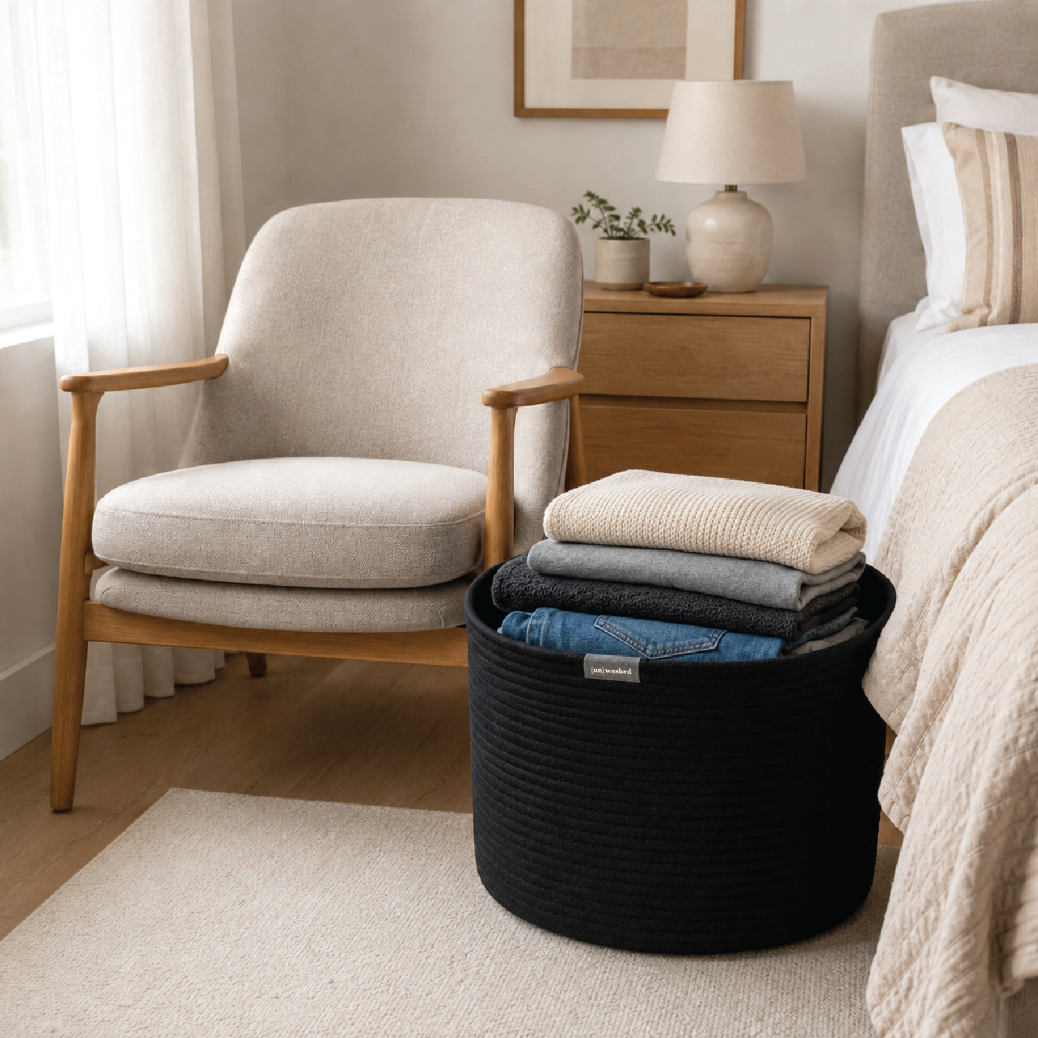 (un)washed — laundry basket