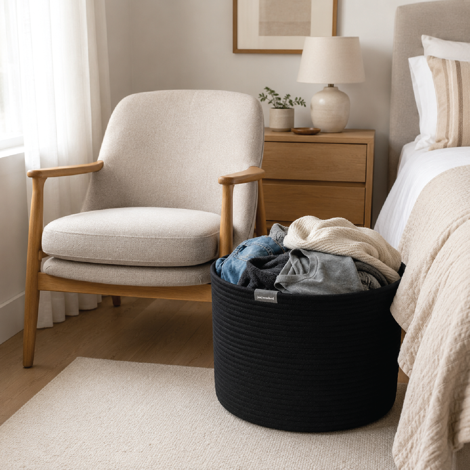 (un)washed — laundry basket
