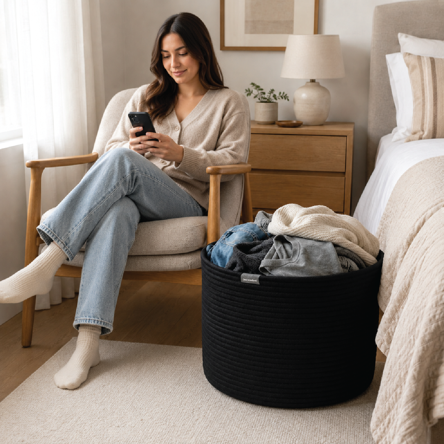 (un)washed — laundry basket